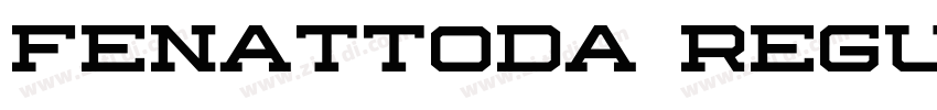 Fenattoda Regular字体转换